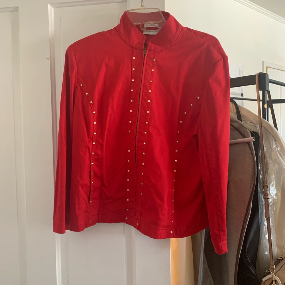 Drapers & Damon’s Red Stretch Jacket